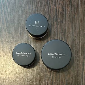 Bare Minerals Golden Tan Foundation, Tinted Mineral Veil & Warmth Face Color NEW